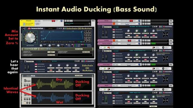 Reasonistas SideChain ReAction Rack Extension for Reason смотреть онлайн