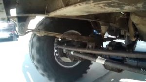 УАЗ. Работа передней рессорной подвески.