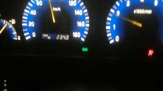 Покатушки на гбо и на бензине. Тойота карина ат211. смотреть онлайн