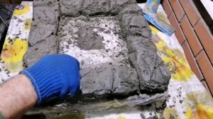 Универсальные бордюры из цемента своими руками,do-it-yourself cement border.borde de cemento.