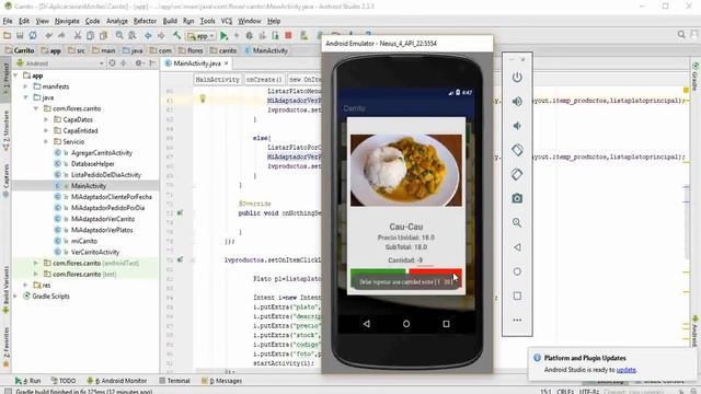 Carrito de compras en Android Studio y SQLite || Cart Shopping Android Studio and SQLite (2020). смотреть онлайн