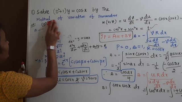 M2 R22R18 JNTUH Method of Variation of Parameter | First Order Ordinary differential Equation Telug смотреть онлайн