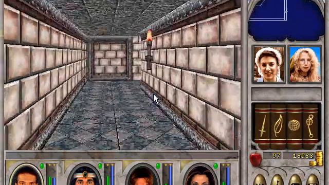 Might & Magic VI: Secret Gold in torch in the Temple of Baa Castle Ironfist смотреть онлайн