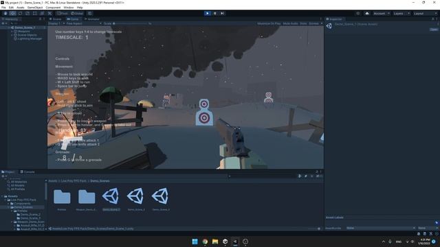 Low Poly FPS Pack 2022 game development unity смотреть онлайн