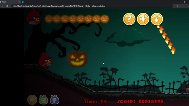 Angry Birds Halloween Adventure - Dying at Level 2-3 смотреть онлайн