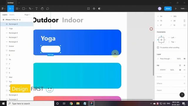 Exercise App Design in Figma | Figma app Design | Gym App Design | Figma Tutorial смотреть онлайн