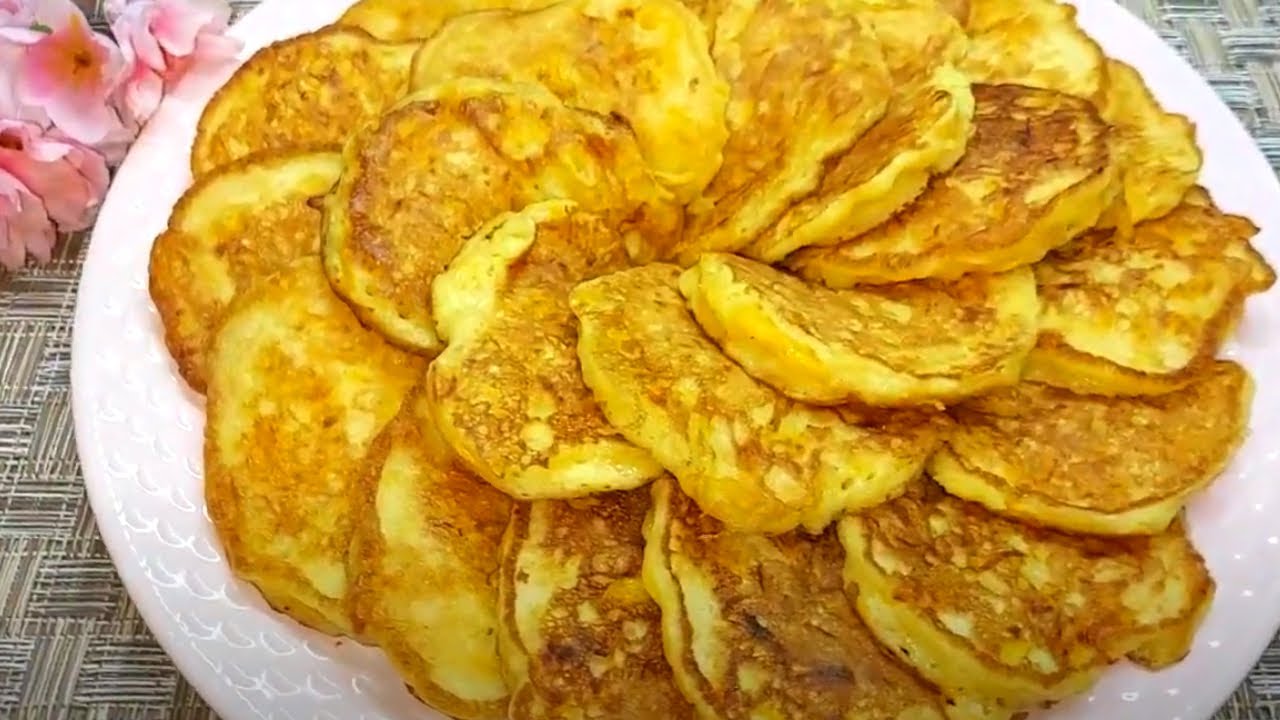 Такая тыква понравится даже детям. Быстрый завтрак. Пышные и нежные оладьи с тыквой смотреть онлайн