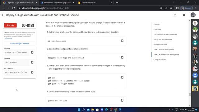 Deploy Hugo Website with Cloud Build and Firebase Pipeline смотреть онлайн