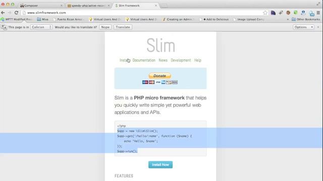 PHP Composer Tutorial - Install and use with Slim Micro Framework смотреть онлайн