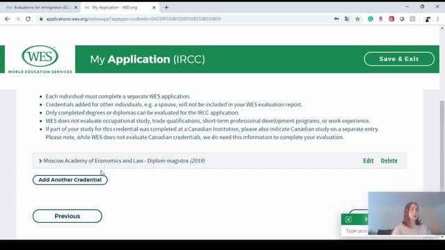 WES Оценка образования: Пошаговая инструкция смотреть онлайн