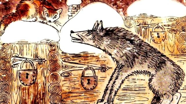 Басня Крылова Волк и кот смотреть онлайн