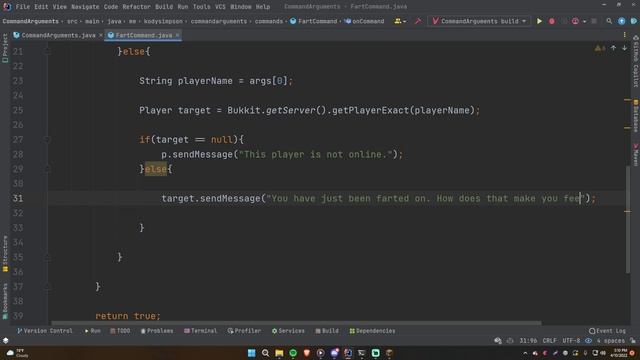 Spigot Plugin Development - 9 - Targeting Players with Command Arguments смотреть онлайн
