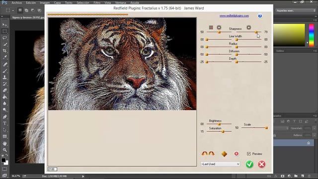 PLUGIN FRACTALIUS CON PHOTOSHOP CC смотреть онлайн