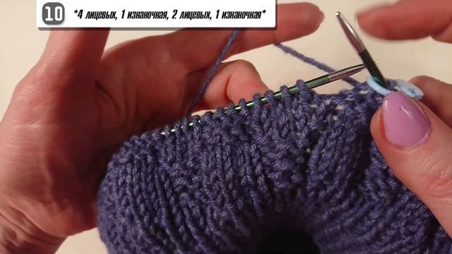 Вязаная мужская шапка на осень-зиму спицами DIY смотреть онлайн