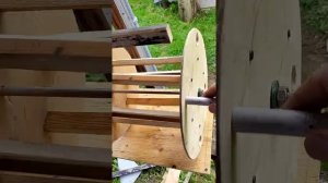 Самодельная катушка для поливочного шланга