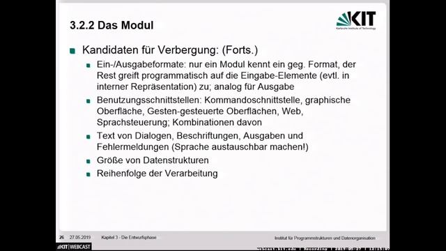 09: Modularer Entwurf, KWIC-Index, Das Modul in Programmiersprachen смотреть онлайн
