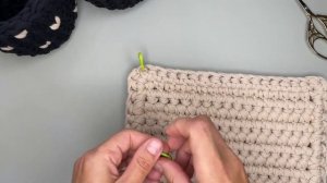 САМЫЙ лёгкий способ ?связать прямоугольную корзину из трикотажной пряжи или шнура● ручки на корзину