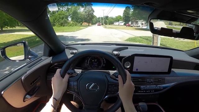 2023 Lexus LS500 F-Sport AWD - POV Test Drive (Binaural Audio) смотреть онлайн