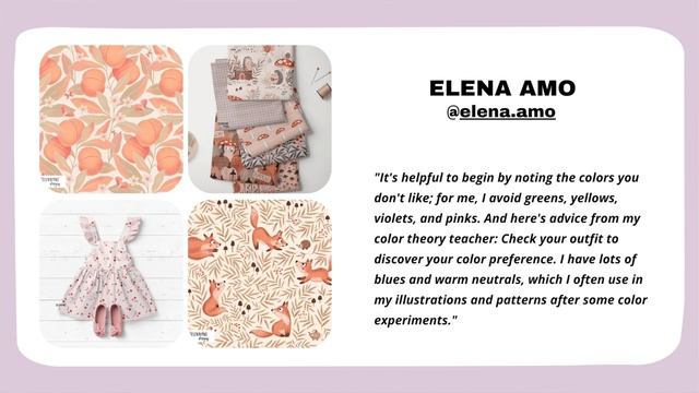 How to choose colors for your repeat patterns ? Sample lesson + color palette tips смотреть онлайн