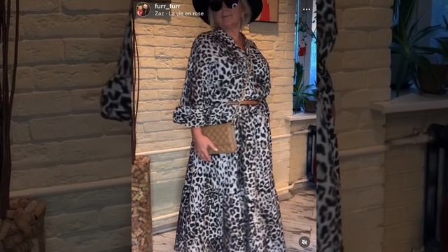 Леопардовый принт вновь возвращается! Модные платья для женщин. смотреть онлайн