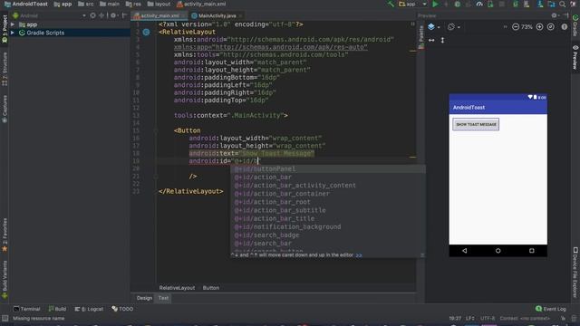 Toast Message in Android App смотреть онлайн