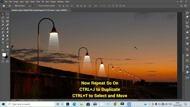 Adobe Photoshop  2023- Spotlight Effect | #photoeditingtutorial For Beginners