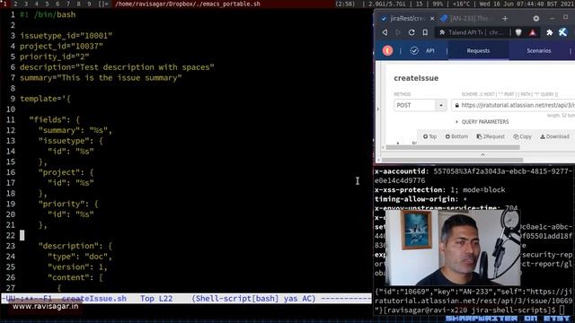 Jira REST API - Create issue using a shell script смотреть онлайн