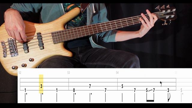 Piano Lessons (Porcupine Tree) - (BASS ONLY) Bass Cover (With Tabs) смотреть онлайн