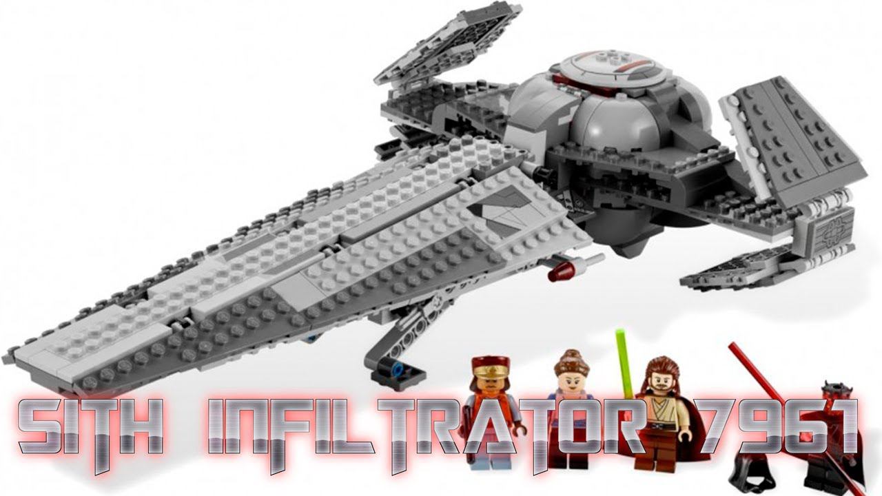 Обзор на лего Darth Mall Sith Infiltrator 7961