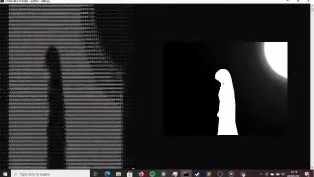 Bad Apple on cmd with python method смотреть онлайн