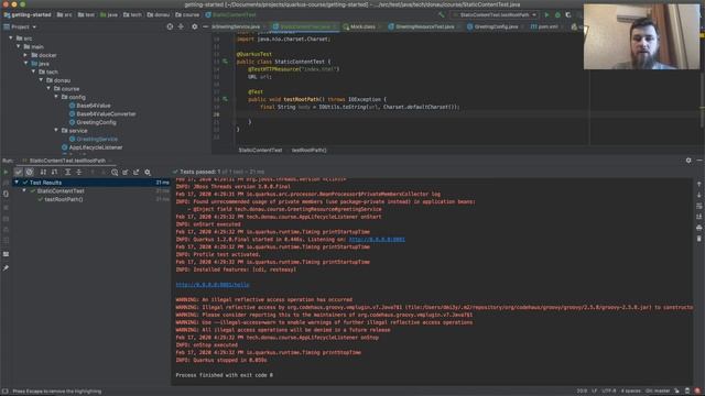 Quarkus Backend development with Java and GraalVM - Testing Your Application 000 смотреть онлайн