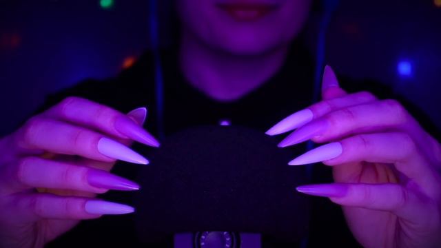 Asmr Mic Scratching - Brain Scratching | Hypnotic Asmr No Talking For Sleep With Long Nails 1H
