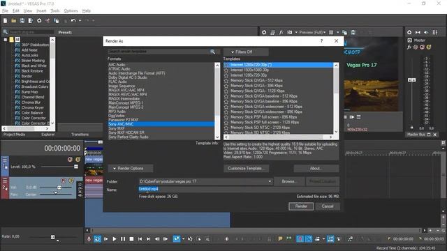 Vegas Pro 17: Как рендерить с помощью видеокарты. GPU vs CPU. Урок #17 смотреть онлайн