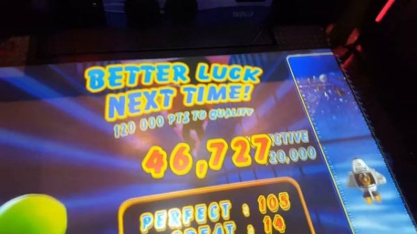 Triotech UFO Stomper at Main Event in Austin - Dance Game - Light Speed and Cannon