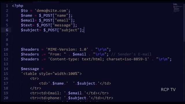 Sending PHP email смотреть онлайн