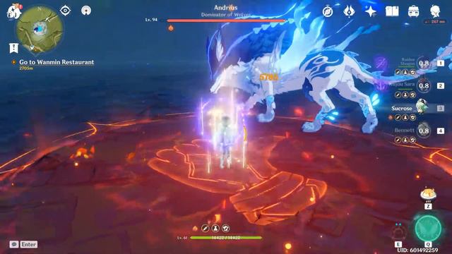I Finally able to kill Andrius Wolf Boss before Phase 2 | Genshin Impact смотреть онлайн