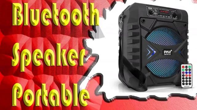 Portable Bluetooth PA Speaker System | Rechargeable Outdoor Bluetooth Speaker Portable смотреть онлайн
