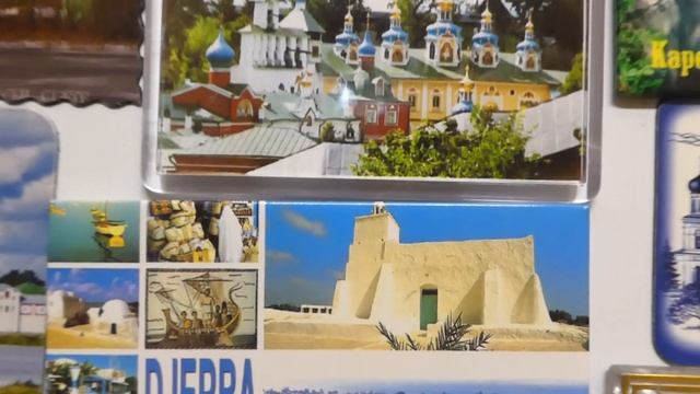 Коллекция магнитиков на холодильник из разных городов и стран мира. смотреть онлайн