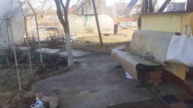 19.03.2023г. дачный сезон открыт, раскрываем всё после зимы. часть 1 смотреть онлайн