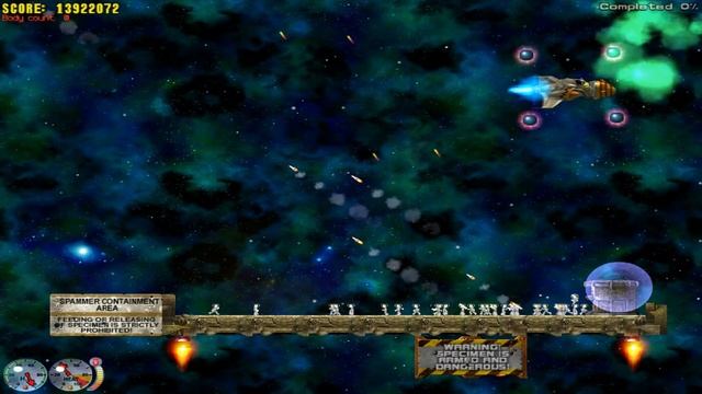 Let's play Jets'n'Guns GOLD - Bonus Level 1 - Spam смотреть онлайн