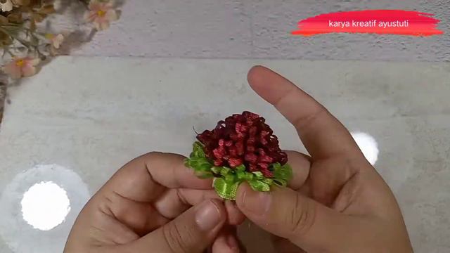 How To Make Satin Ribbon Flower Easy | Simple Ribbon Craft with Soldering Iron | Bunga Pita Satin смотреть онлайн