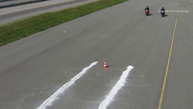 ABS On vs ABS Off on Bike - Brake Demonstration смотреть онлайн
