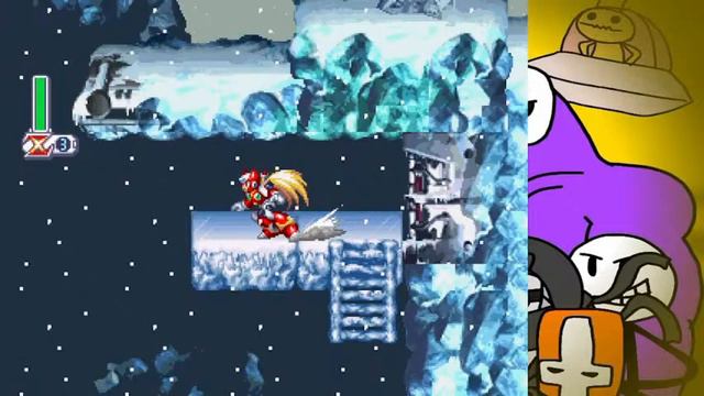 МОЙ ВТОРОЙ  стрим Юху  (Мега Мен Zero 3 , Мега мен Х 4 , Newgrounds )