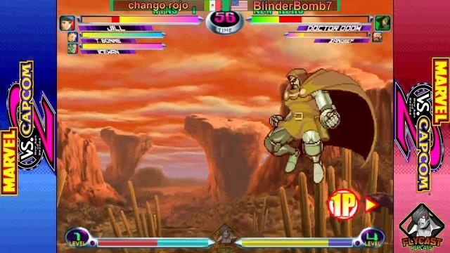 Marvel Vs. Capcom 2 || chango rojo ?? VS ?? BlinderBomb7 || FLYCAST FIGHTCADE 2 смотреть онлайн