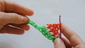 Долька арбуза из резиночек. Видеоурок