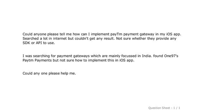 iOS : Integration of PayTm payment in iOS смотреть онлайн