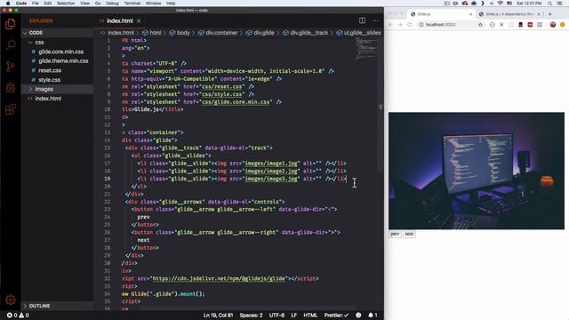 How To Create a Slider or Carousel in Minutes Using Glide.js смотреть онлайн