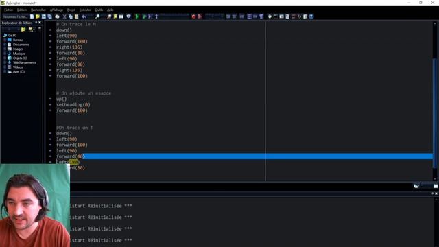 Python : Mes premières constructions graphiques en Python avec la librairie Turtle смотреть онлайн