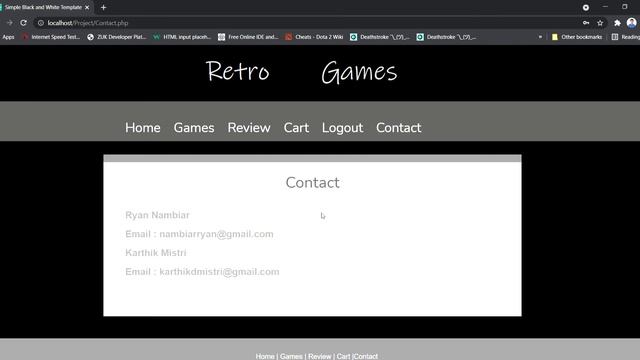 Mca Sem 1 Php Project - Retro Games смотреть онлайн