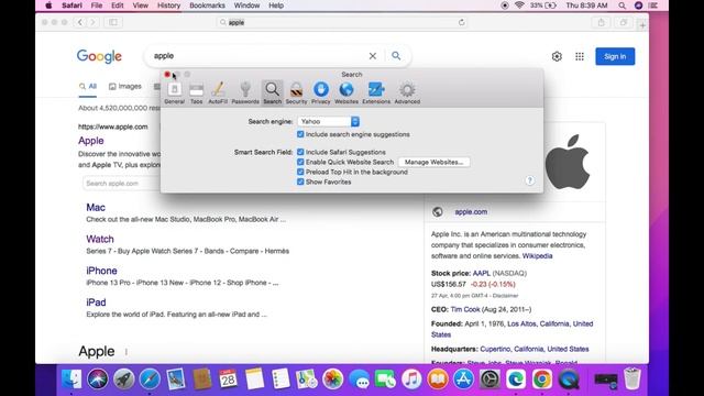 How to Change Default Search Engine in Safari Mac смотреть онлайн